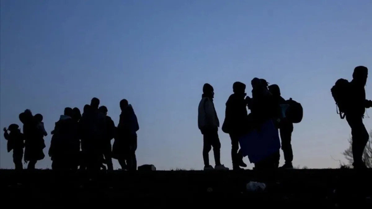 Edirne ve Kırklareli'nde 14 düzensiz göçmen yakalandı