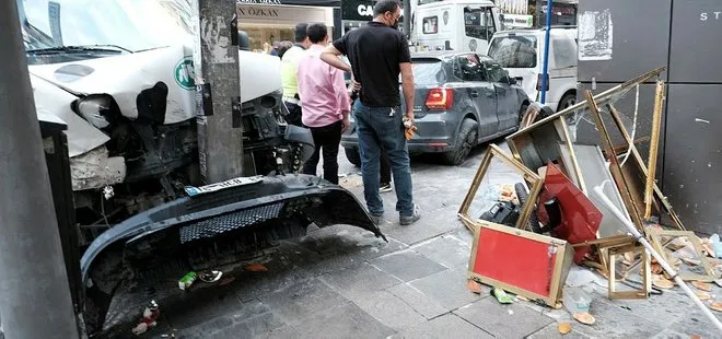 İstanbul’da kırmızı ışık ihlali sonrası yaşanan kazada 2 kişi yaralandı