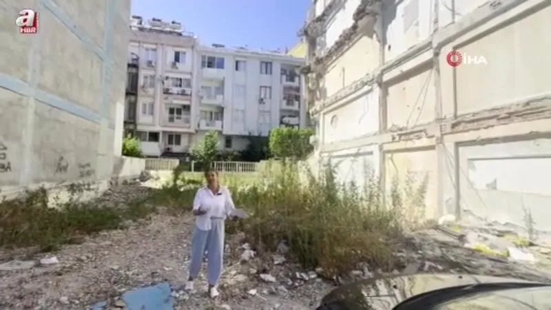 Marmaris’te riskli binasını yıktırdı komşu bina yüzünden üç yıldır çivi çakamıyor