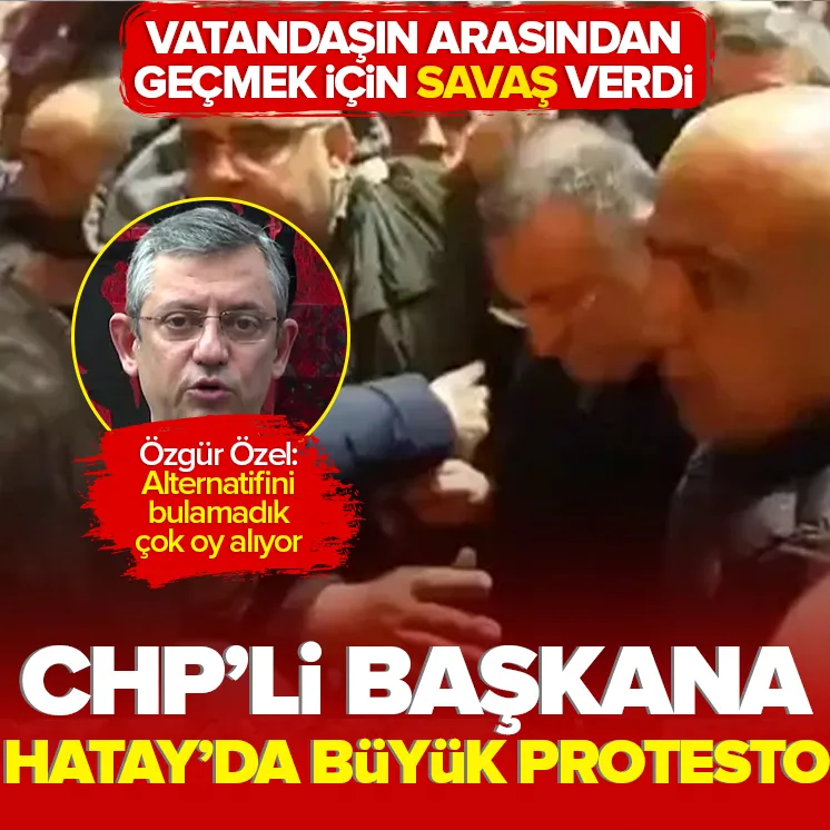 Hatay’da Lütfü Savaş’a büyük protesto