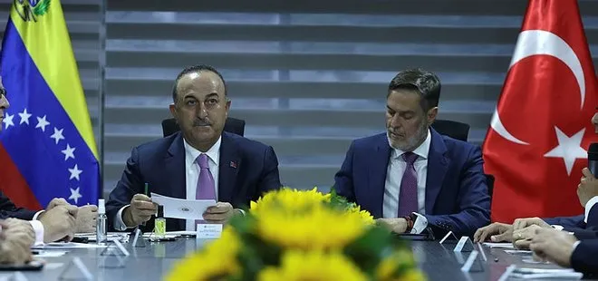 Bakan Mevlüt Çavuşoğlu, Venezuela Dışişleri Bakanı Plasencia ile görüştü