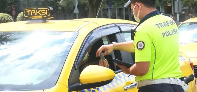 İstanbul'da taksi denetimi! Polis tek tek kontrol etti