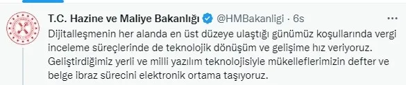 Hazine ve Maliye Bakanlığı paylaştı! Vergi mükelleflerine "e-Viz" kolaylığı - 1