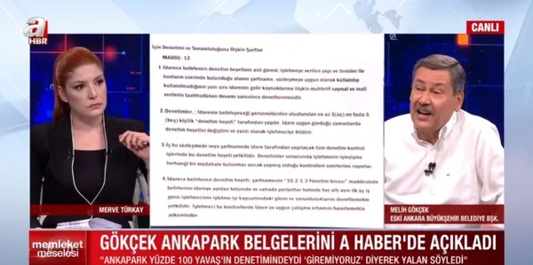 Mansur Yavaş için final gecesi! Melih Gökçek Ankapark gerçeklerini A Haber’de anlattı: Kılıçdaroğlu bile beni haklı görüyor