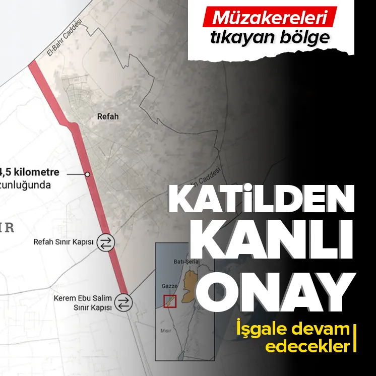 İsrailden Philadelphia Koridoru kararı!