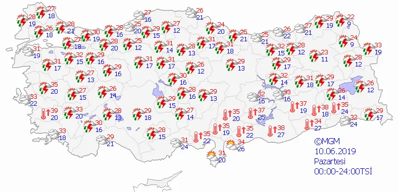 Meteoroloji’den son dakika uyarısı! 9 Haziran pazar günü hava durumu nasıl olacak? İşte il il detaylar... - 3