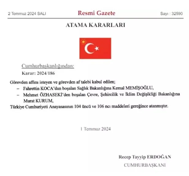 cevre-ve-sehircilik-ile-saglik-bakanlari-gorevden-alindi-iste-kabinenin-yeni-isimleri-1719871004261.jpg Kabine'de görev değişimi! Çevre ve Şehircilik ile Sağlık Bakanları görevden alındı: İşte Kabine'nin yeni isimleri - 1