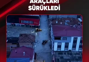 ARAÇLARI SÜRÜKLEDİ