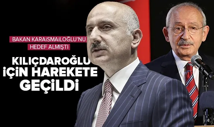 Ulaştırma ve Altyapı Bakanı Adil Karaismailoğlu’nu hedef almıştı! Kemal Kılıçdaroğlu’na 250 bin TL’lik manevi tazminat davası