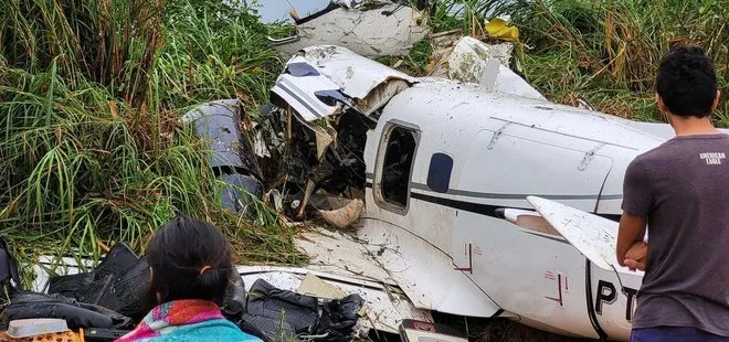 Brezilya’da uçak düştü! 12 kişi hayatını kaybetti