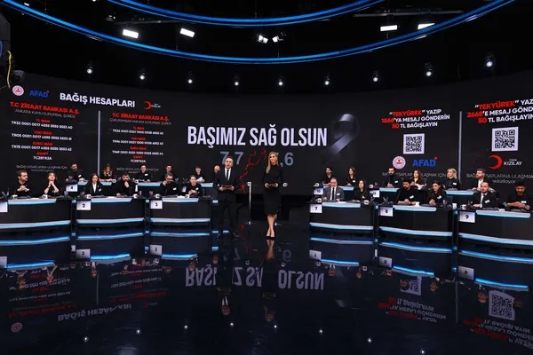 Tüm radyo ve televizyonlar Türkiye için tek yürek oldu! Tarihi yayında rekor miktarda bağış toplandı: 115 milyar 146 milyon 528 bin TL