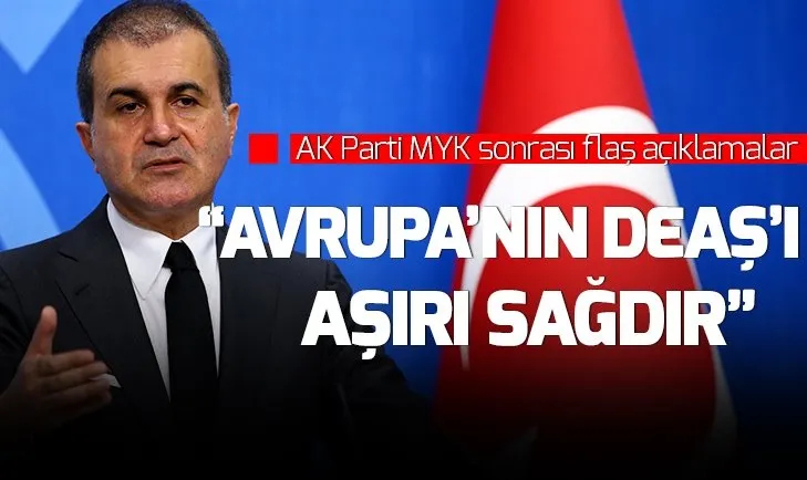 AK Parti MYK sonrası Ömer Çelik açıklama yaptı