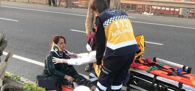 Manisa’da kaza yapan motosiklet sürücüsü annesini bırakıp kaçtı