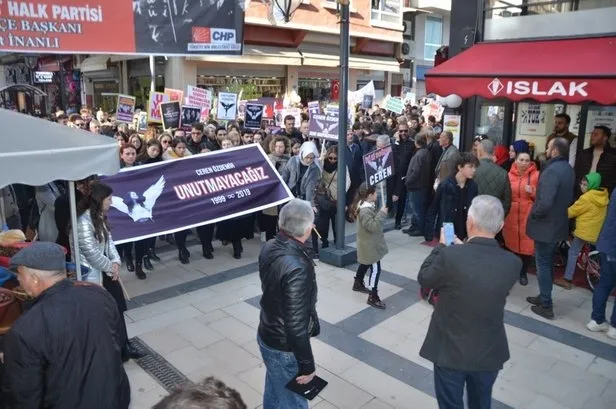 Ordu’da binlerce kişi canice öldürülen Ceren Özdemir için toplandı