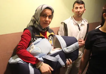 1,5 aylık bebeği bu notla terk ettiler