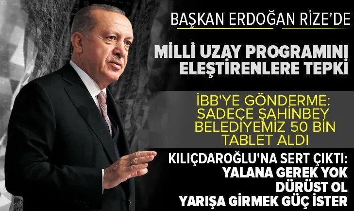 Son dakika: Başkan Erdoğan’dan Kılıçdaroğlu’na sert tepki: Yalana gerek yok dürüst ol