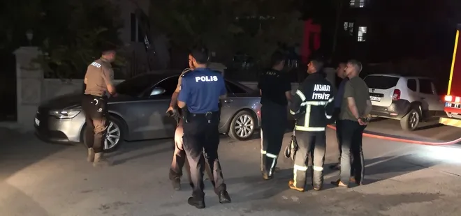 Aksaray’da 8 katlı apartmanda korkutan yangın!