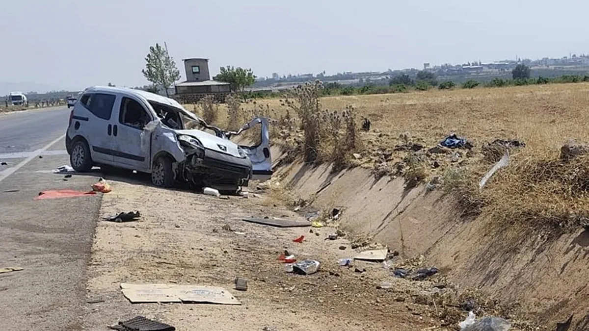 Takla atan hafif ticari aracın sürücüsü öldü