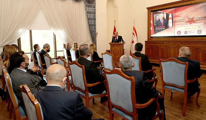 KKTC Cumhurbaşkanı Ersin Tatar: Kıbrıs'ta federasyon meselesi kapanmıştır - 4