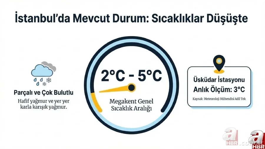 Bakanlık ve MGM uyardı: 12 ilde sarı kodlu alarm! İstanbul'da kar yağışı başladı 4