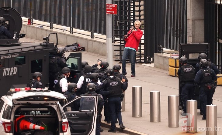 BM Genel Merkezi önünde polisi alarma geçiren olay!