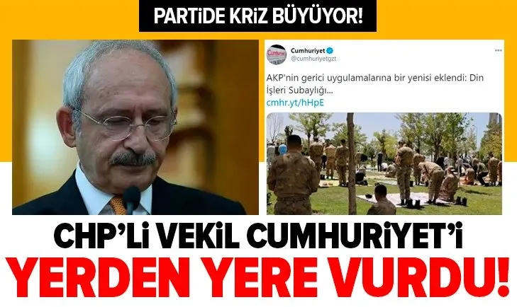 CHP'de kriz büyüyor! Mehmet Bekaroğlu Cumhuriyet gazetesinin haberine isyan etti