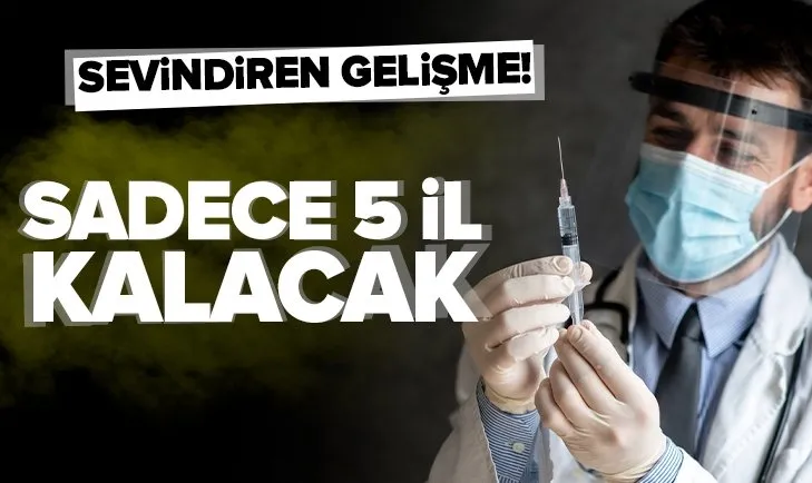 Aşılama tam gaz devam ediyor! Yüksek riskli sadece 5 il kalacak
