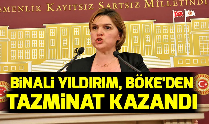 Binali Yıldırım, Selin Sayek Bökeden tazminat kazandı