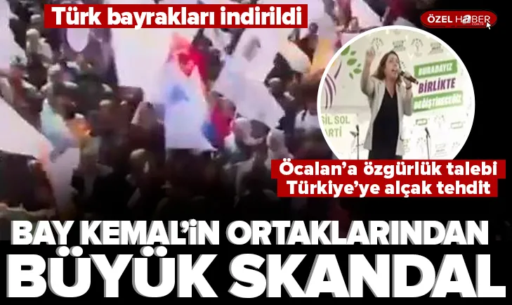 HDPKK mitinginde skandal olaylar