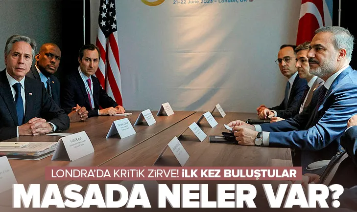 Londrada kritik zirve! İlk kez görüştüler