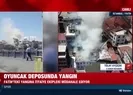 Oyuncak deposunda yangın