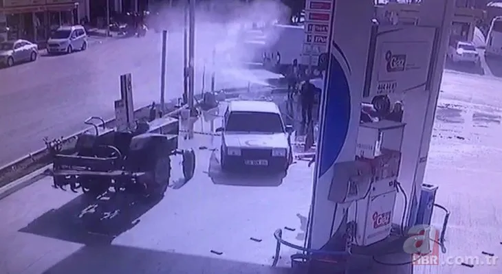 Antalya'da sürücüsüz traktör ortalığı savaş alanına çevirdi