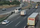 TEM Otoyolunda kaza! 3 araç birbirine girdi