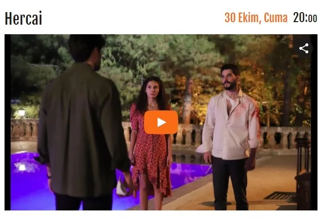 Hercai 45. bölüm izle! Hercai yeni bölüm tek parça izle! Miran Aslanbey öldü mü?