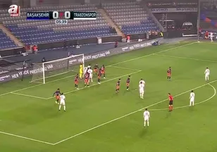 Trabzonspor Felipe Augusto Da Silva'nın attığı golle 1-0 öne geçti