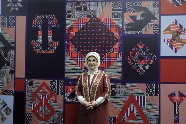 Geleneksel Türk dokumaları dünyaya açılıyor! Emine Erdoğan öncülük etti - 7