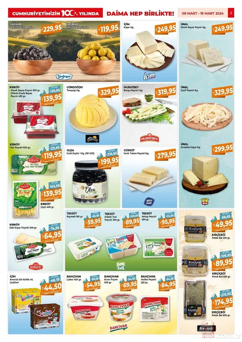 Çağrı Market İndirim Kataloğu Yayınlandı! RENAX bulaşık makinesi tableti 159,95 TL, İçim Kaşar peynir 249,95 TL, Doğuş 3 kilogram toz şekeri 89,75 TL… 3