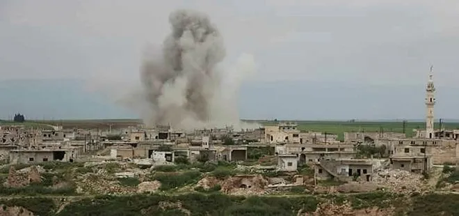 Son dakika: Rus savaş uçakları İdlib’i vurdu!
