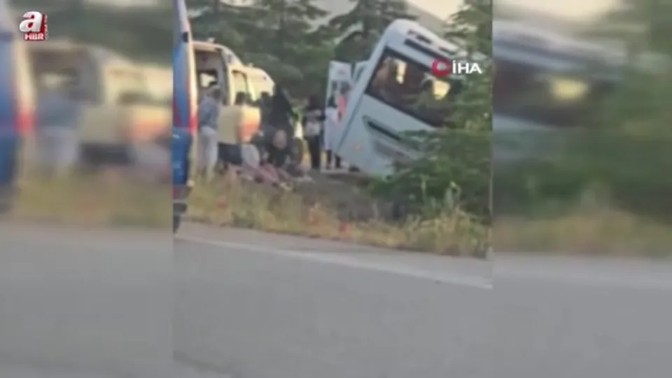 Isparta’da iki yolcu otobüsü çarpıştı