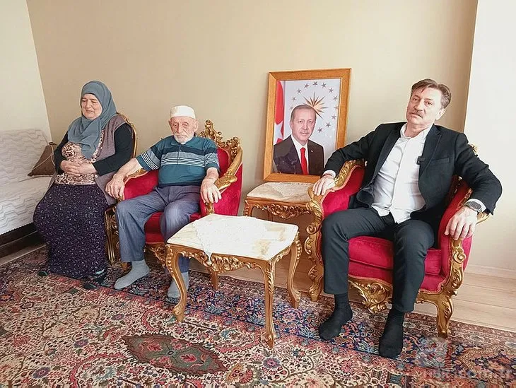 Başkan Recep Tayyip Erdoğan'ın görüştüğü 85 yaşındaki Hüseyin Bayraktar'a Togg sürprizi