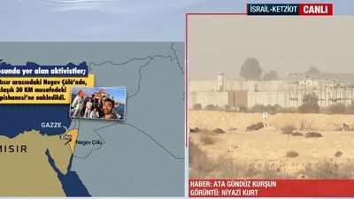 Alıkonulan aktivistler çöldeki hapishanede!