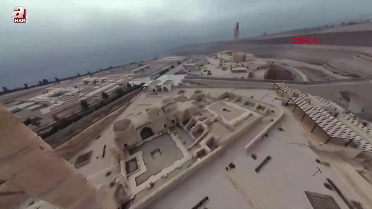 Hasankeyf Müzesi, dronla görüntülendi