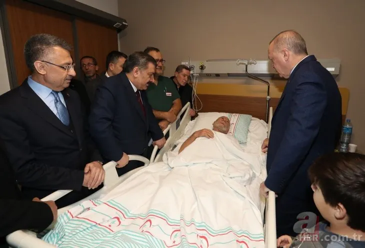 Başkan Erdoğan Elazığ’daki depremde yaralanan vatandaşları ziyaret etti