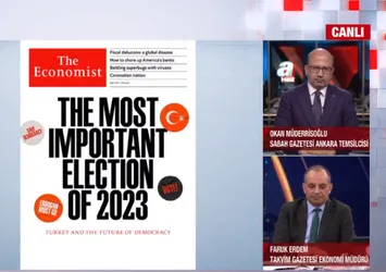 Miting meydanları ne diyor? The Economist'in skandal kapağına A Haber'de sert tepki: 14 Mayıs gerçek anlamda kapak olacak!