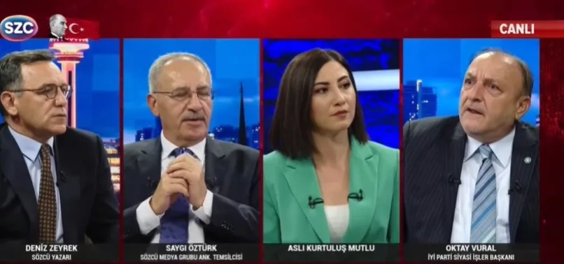 İYİ Parti'nin yerel seçim kararı sonrası CHP yandaşı Sözcü TV'de kapışma! Deniz Zeyrek ile Oktay Vural tartıştı: Buraya kavga etmeye gelmişsiniz