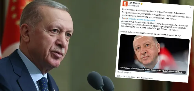 Alman Spiegel’den Batı’ya çağrı! AB ve ABD Erdoğan ile görüşmeli