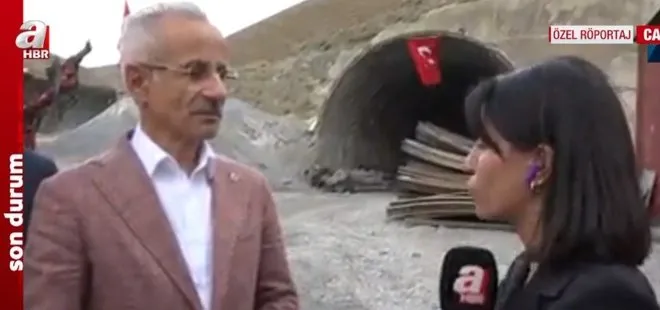 Ulaştırma ve Altyapı Bakanı Abdulkadir Uraloğlu’ndan A Haber’de Hakkari-Van “32 Virajlar Güzeldere Tüneli” açıklaması
