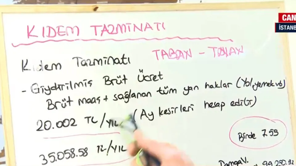Kıdem tazminatı nedir? İstifa eden kıdem tazminatı alabilir mi? Kıdem tazminatı nasıl hesaplanır? A Haber'de anlattı