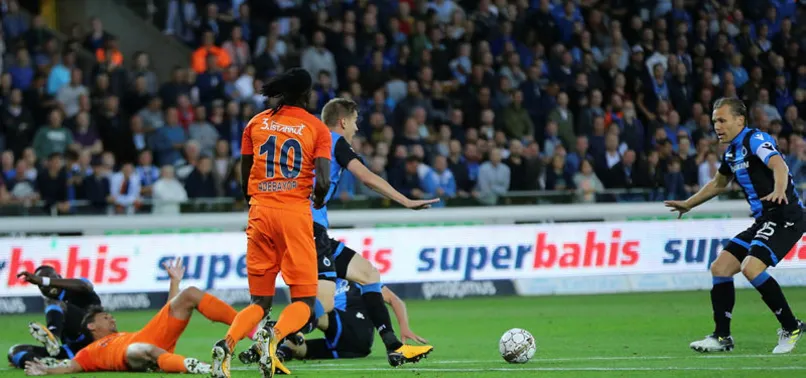 Başakşehir, Brugge'da avantajı kaptı