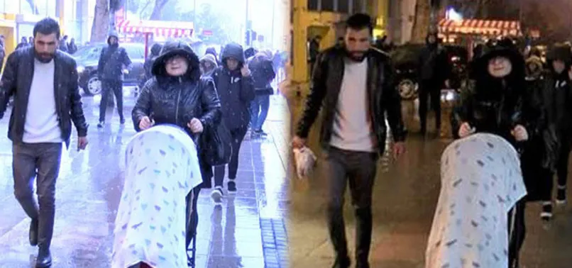 İstanbul'da şimşekler geceyi aydınlattı